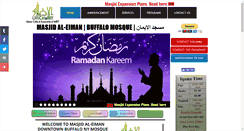 Desktop Screenshot of masjidaleiman.com