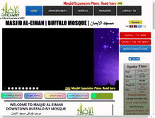 Tablet Screenshot of masjidaleiman.com